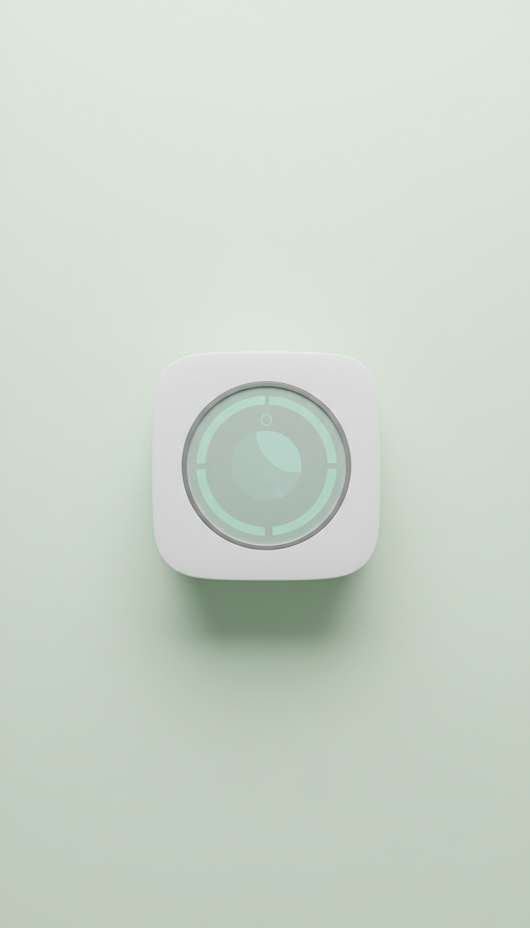 Streamlined thermostat with adaptive learning